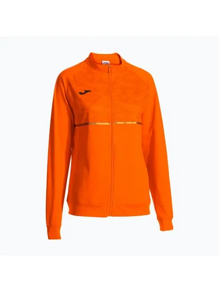 Tricou de alergare Joma Record III Full Zip pentru femei portocaliu