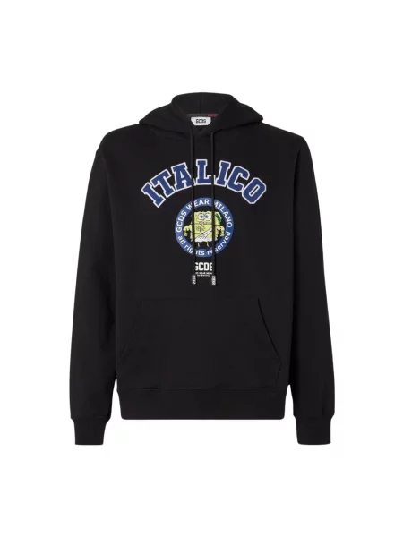 Bluza Gcds z nadrukiem czarna