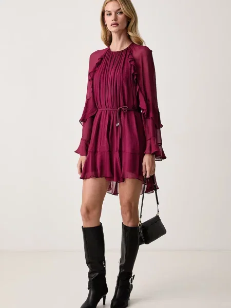 BOSS Orange rochie C_Dredia roșu