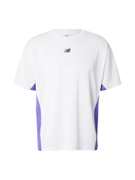 New balance Tricou funcțional albastru violet / negru alb