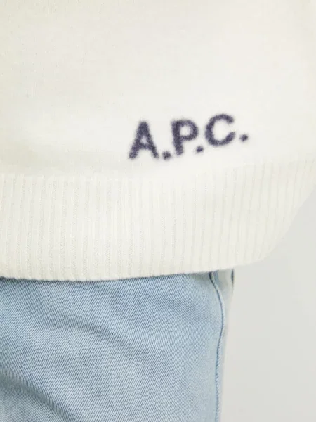 A.P.C. gyapjú pulóver pull walter bézs
