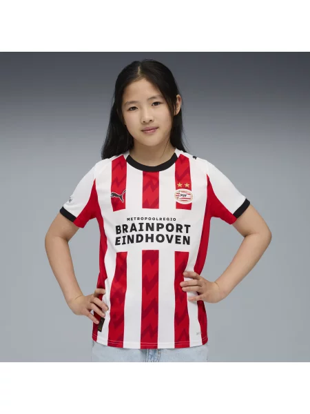 PUMA Młodzieżowa koszulka domowa PSV Eindhoven Odzież czerwony