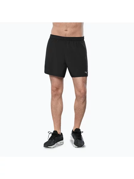 Мъжки къси панталони за бягане Mizuno Core black черно