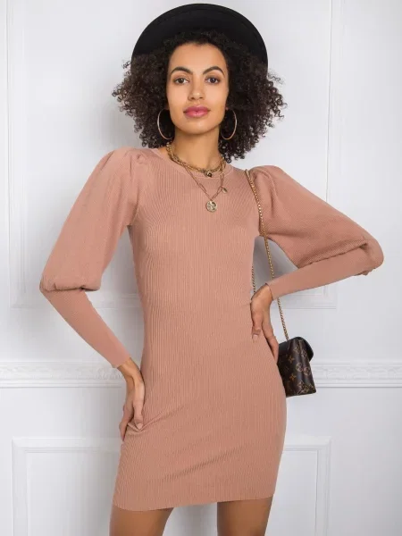 Rochie Fashionhunters de costum maro