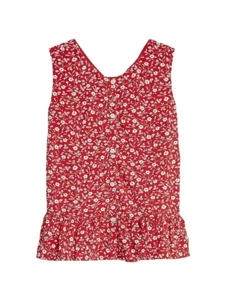 Top copii Tommy Hilfiger roșu