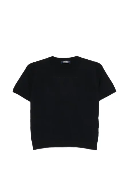 Μεταξωτός πουλόβερ Max Mara μπλε