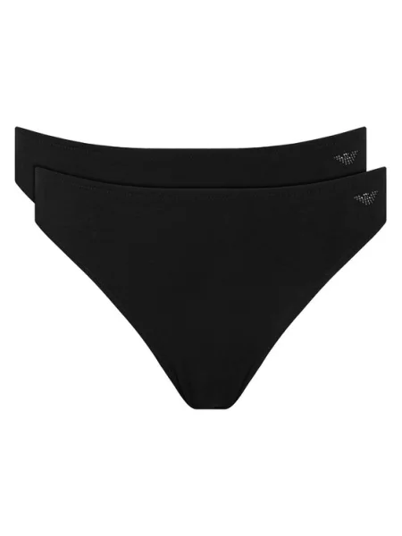 Emporio Armani Underwear Комплект бразильських трусиків чорний