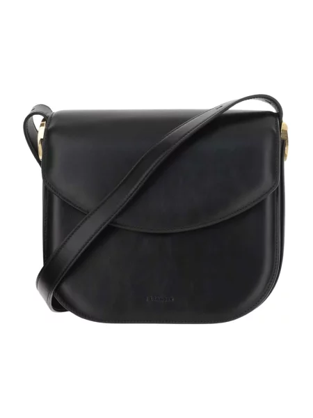 Torebka Jil Sander skórzana czarna