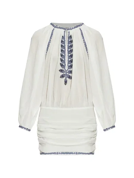 Rochie Isabel Marant cu broderie alb