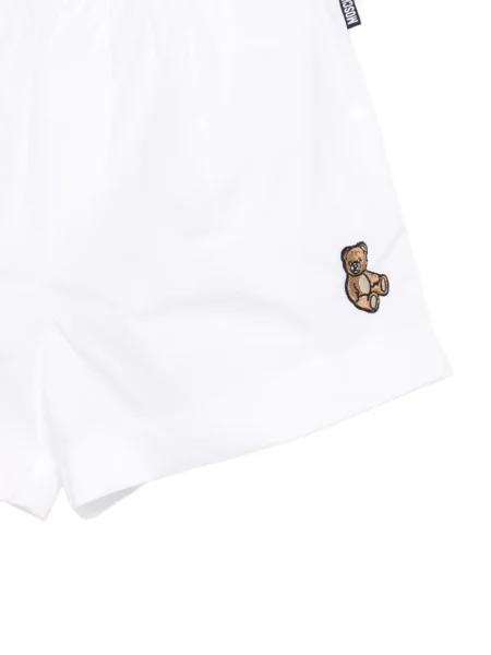 Szorty dziecięce Moschino białe