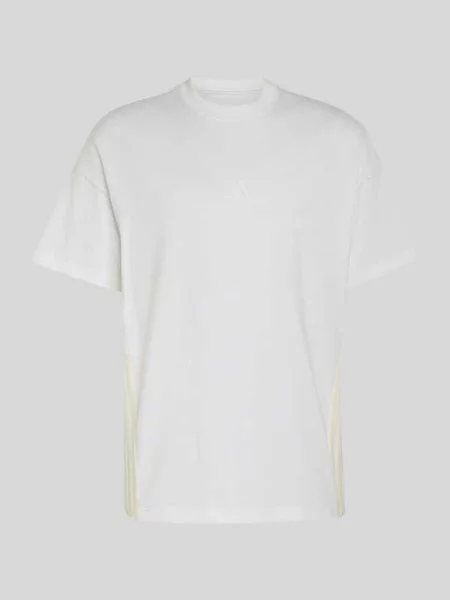 Oversized t-shirt z czystej bawełny Adidas Sportswear biała
