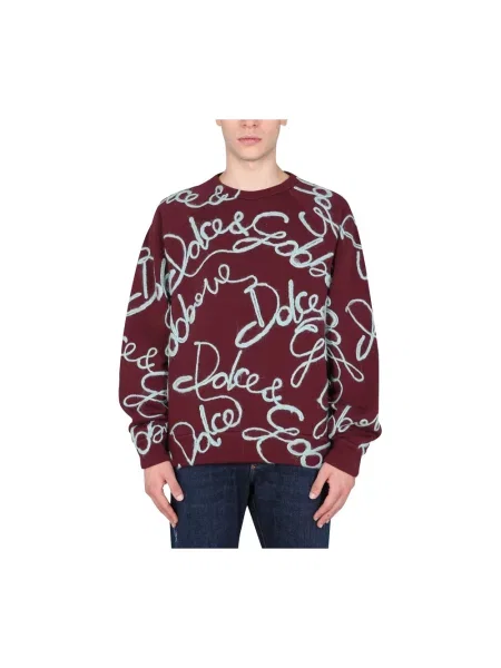 Bluza sportowa Dolce And Gabbana czerwona