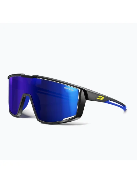 Julbo Fury Reactiv High Contrast napszemüveg matt fekete/kék/többrétegű kék. Méret: M fekete