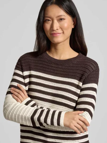Sweter o kroju relaxed fit z czystej bawełny model LESLEY' Brax