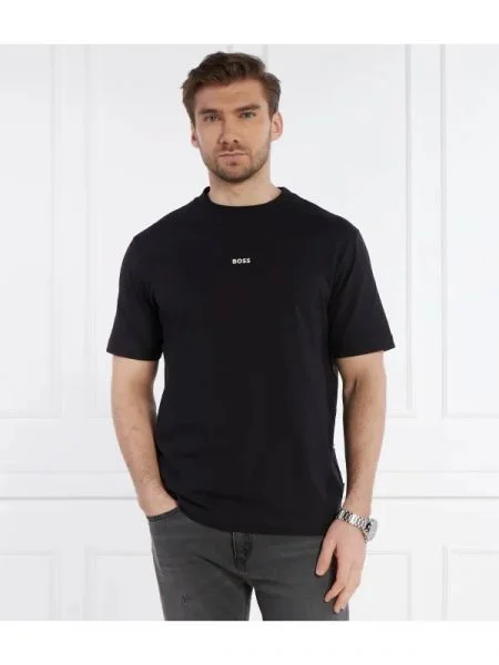 BOSS ORANGE Tricou Te_Vinyl negru