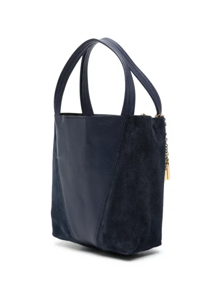 Geantă shopper Chloé albastru