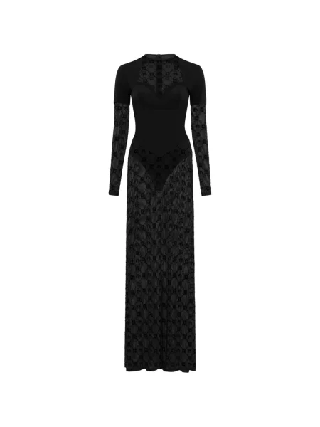 Rochie Marine Serre plasă de costum negru