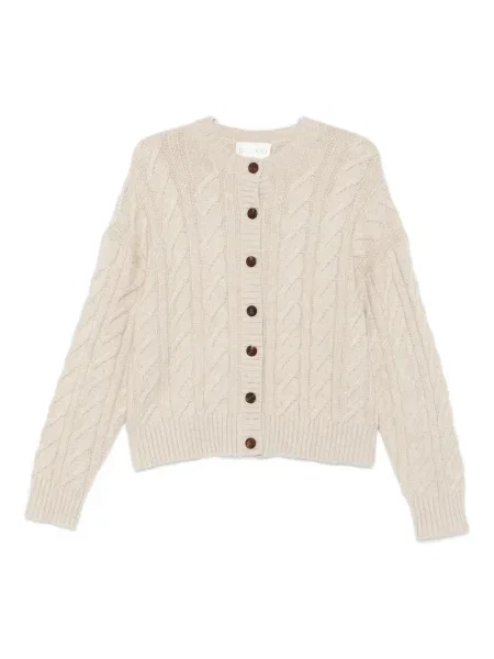 Cardigan Eric Bompard tricotate cu decolteu rotund