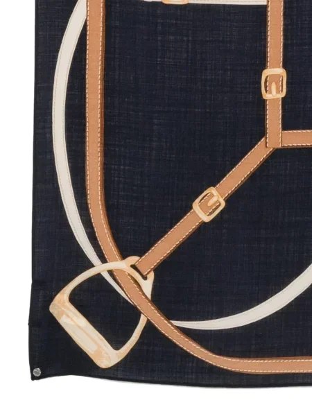 Fular Lauren Ralph Lauren cu imagine albastru