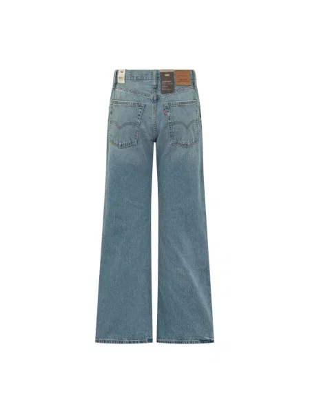 Szerokie jeansy Levi's niebieskie