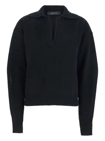 Długi sweter Federica Tosi czarny