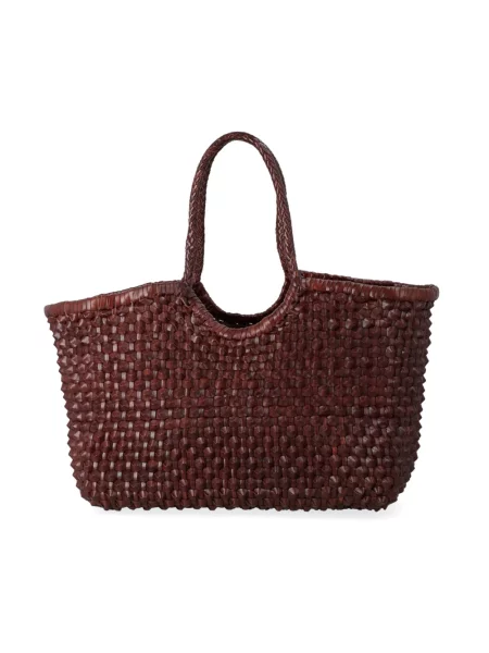 Dragon Diffusion torebka shopper skórzana brązowa
