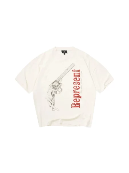 LOADED WITH LOVE T-shirt beżowa