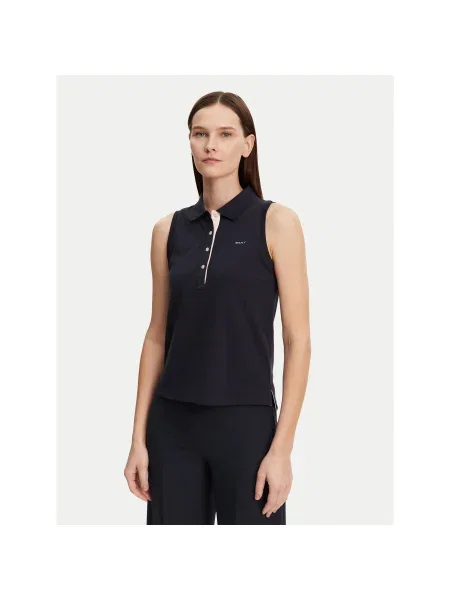 Gant Pólóing Regular Fit sötétkék