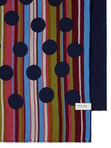 Fular Paul Smith cu dungi albastru