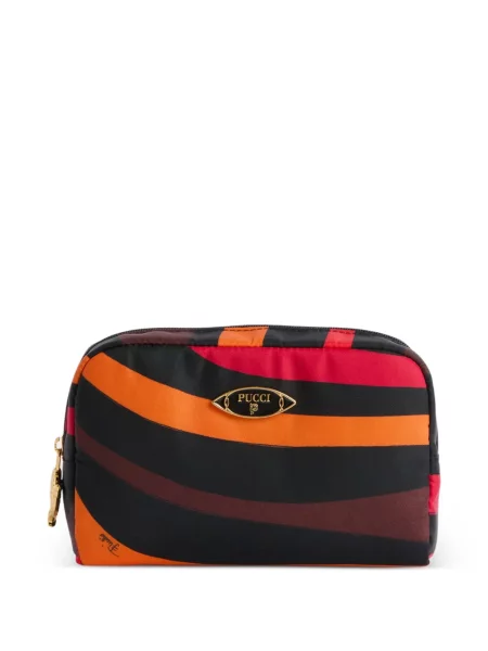 Pungă cosmetică Pucci cu imagine negru