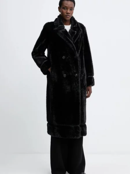 Twinset płaszcz czarny