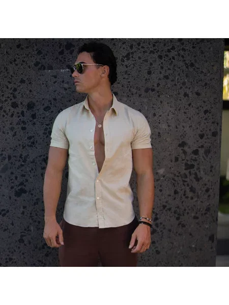 Srajca Thead. s kratkimi rokavi kaki