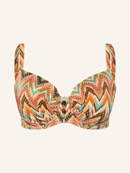 Primadonna Bikiny S Ramínky Tubou oranžová tyrkysová žlutá