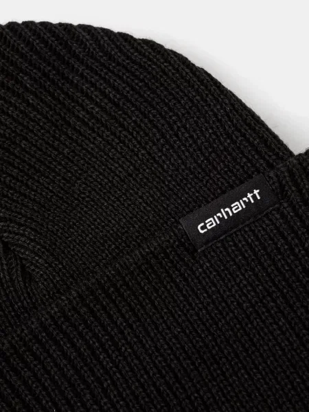 Шапка Carhartt WIP Gordan Beanie чорний