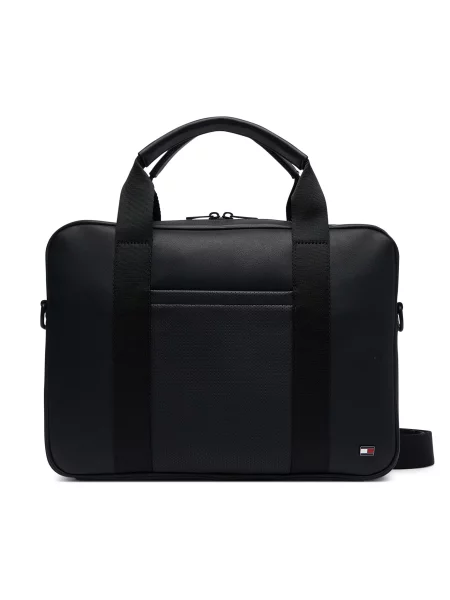 Tommy Hilfiger Nešiojamo kompiuterio krepšys juoda