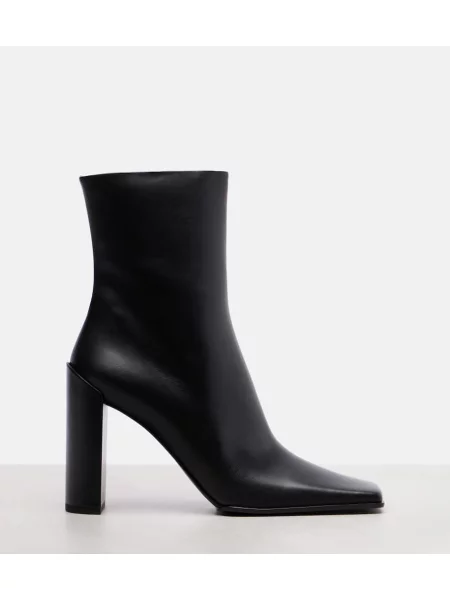 Cizme scurte Alaïa din piele negru