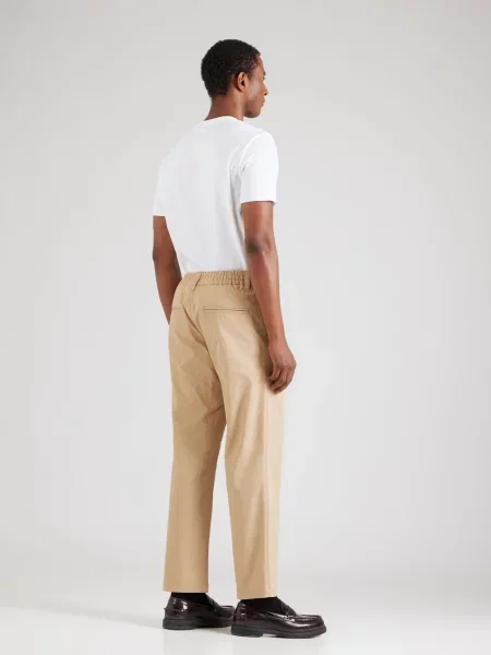 HUGO Pantaloni eleganți bej