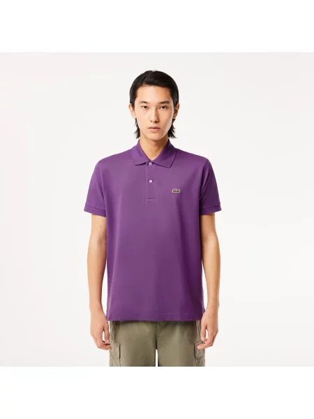 Lacoste Koszulka Polo Classic Fit fioletowy