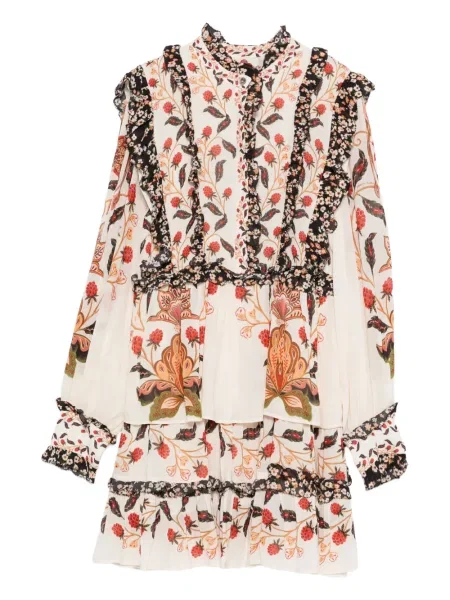 Rochie Farm Rio cu model floral cu imagine de costum