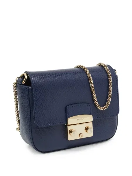 Geantă Furla din piele albastru
