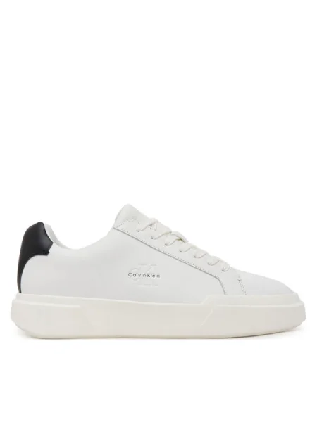 Calvin Klein Sneakers Chunky Cupsole Laceup Lth alb
