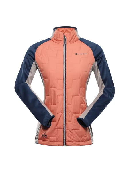 Bluza sportowa z wełną merino Alpine Pro Jorwa pomarańczowa