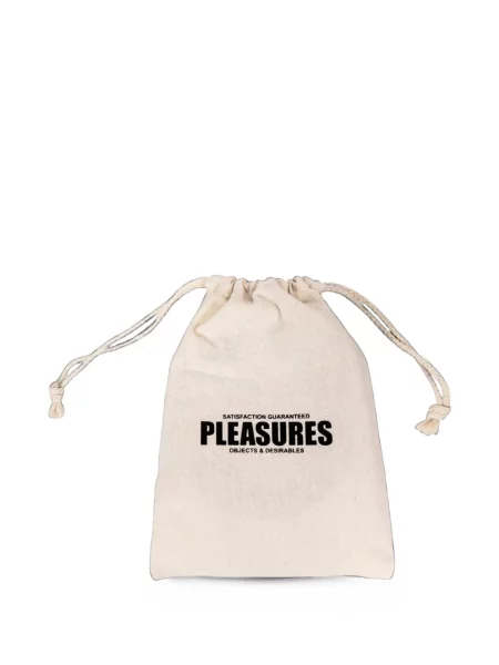 Bőr szegecses öv Pleasures barna