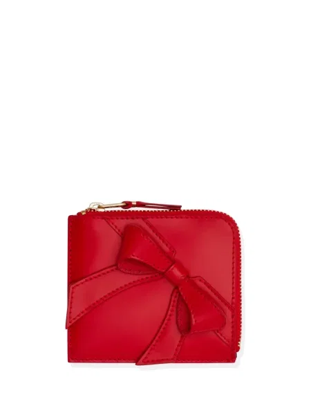 Portofel Comme Des Garçons Wallet cu funde roșu