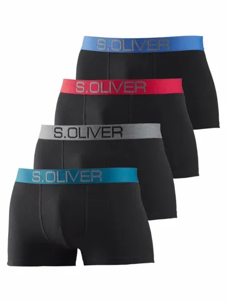 S.Oliver Boksarice nebeško modra / dimno-siva / petrol / rdeča črna