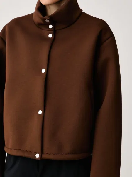 Nike Sportswear oversize kabát női modállal barna