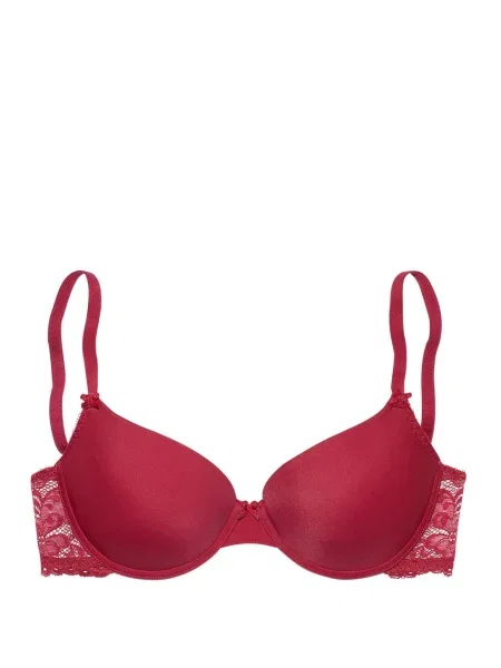NUANCE Sutien cranberry roșu