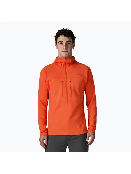 Спортен суичър Patagonia оранжево