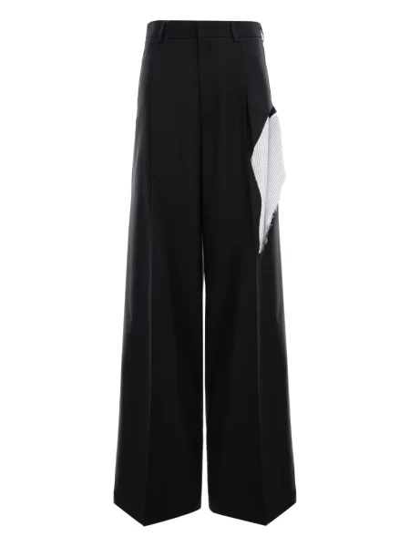 Pantaloni Cuanna cu dungi negru