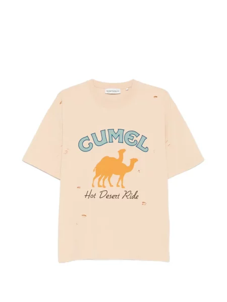 Графичен тениска Carne Bollente с протрити краища